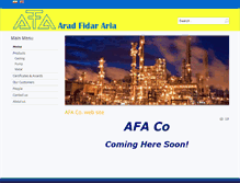 Tablet Screenshot of afa-co.com